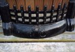 Fire Front/Fret for use with real fireplace 17.5