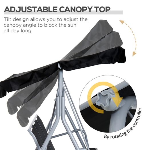 Metal Garden Swing Chair