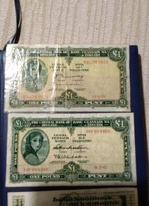 Three Eire Banknotes