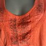 Yessica orange embroidered with beads top size XL UK18/20 EU46/48 Postage included Image 2