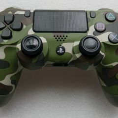 PS4 Official Dual Shock 4 Green Camo Controller