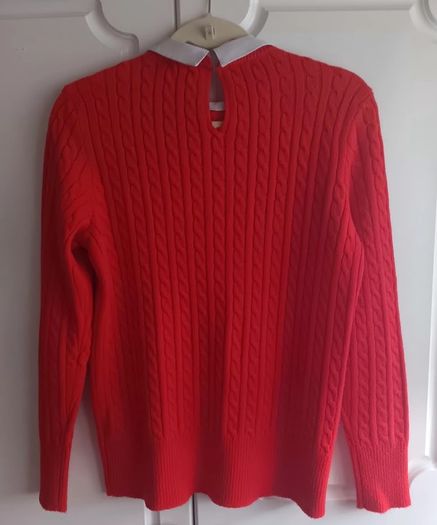 Dorothy Perkins Red Cable Knit Jumper