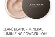 Clare Blanc mineral iluminizing powder glow no 28
