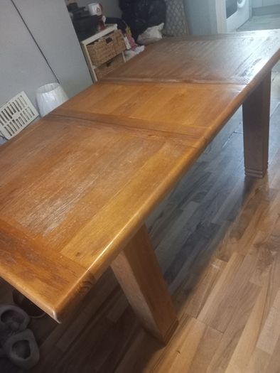 Dining drop leave solid oak tabel