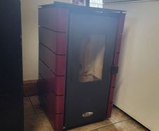 Stanley k50 5kw wood pellet stove claret