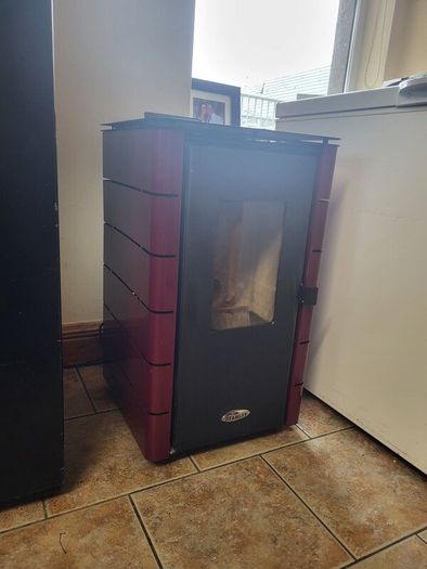 Stanley k50 5kw wood pellet stove claret