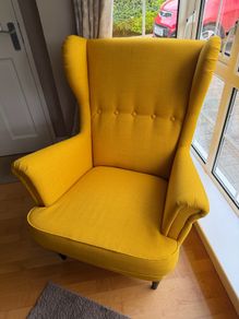 Yellow armchair