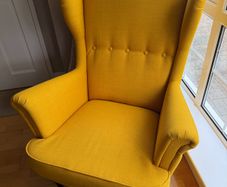 Yellow armchair