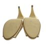 Ladies Shoes High Heels Gold size 36 Image 2