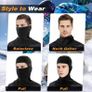 Ski Mask Balaclava for Men Women, Thermal Face Mask Cover Windproof Balaclava for Outdoor Skiing Snowboarding Running Cycling Motorcycle Image 5