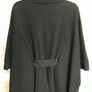 KAREN MILLEN Black Cardigan For Everyday Wear 100% Wool Size 1 UK 8-10 Image 4