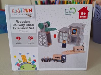 Little Town Wooden Railway Extension Set