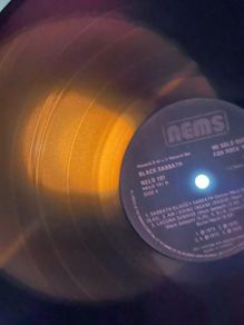 Black Sabbath Rare Irish 1982 translucent vinyl record of we sold our sold for rock n roll in vg+ condition. Double gatefold sleeve