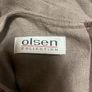 Olsen light brown linen dress Image 5