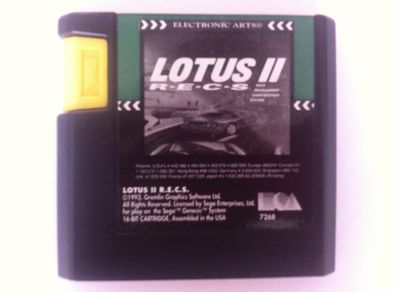 Lotus II - sega megadrive