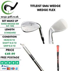 Titleist SM6 Wedge Sw 54 Degree.10S / Wedge Flex