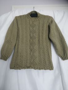 hand knit jumper