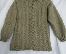 hand knit jumper