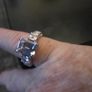 Princess Cut 18ct White Gold Filled Ring Image 8