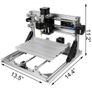 Router Kit Wood Router Kit Basic GRBL Control DIY CNC Machine 3 Axis PCB PVC Milling Machine with Offline Controller 240x180x40mm (FREE SHIPPING) Image 5