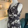 Ladies Black & White Floral Dress from Debenhams Image 8