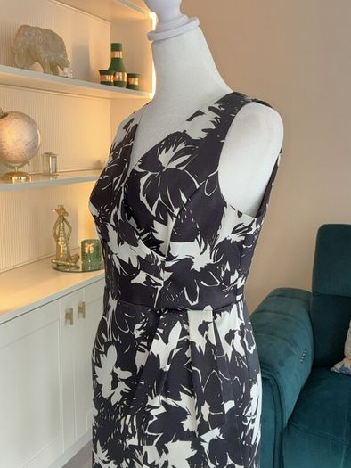 Ladies Black & White Floral Dress from Debenhams