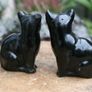 Pair of Vintage  Black Cats Image 4