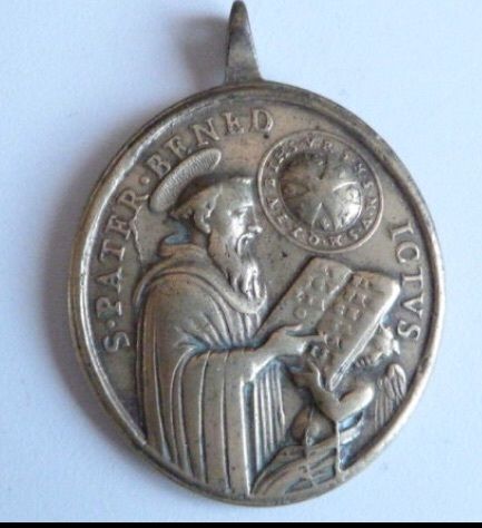 Antique Vintage Saints Medals
