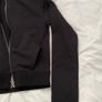 BERSHKA Black Long Sleeve Zipper Jacket Image 6