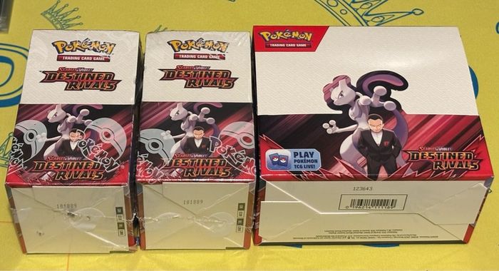 Pokemon Cards Destined Rivals Boosters