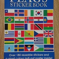 Flags sticker book