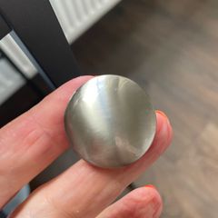 Chrome chest of drawer knobs