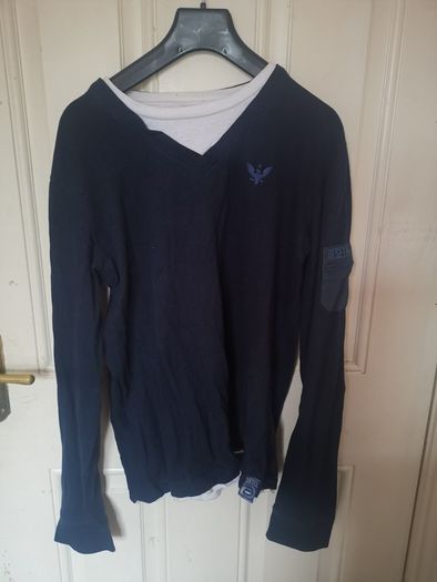 Diesel navy size 2 mens long sleeved top