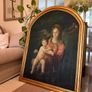 Antique painting on board Image 2