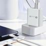 QC 3.0 & PD USB 4 Ports Wall Fast Charger 48W [2 Power Plugs (US/UK)] (Brand New/Warranty) Image 9