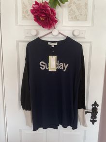 jumper Bnwt Carolyn Donnelly logo jumper with cashmere size small oversized