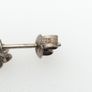 Vintage 925 Sterling Silver Twisted Leaf Stud Earrings Image 5