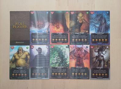 Roll Player Board Game Hologram Animated Monster Promo Cards (Full Set of 24)