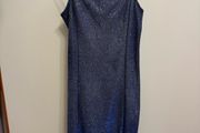 Sparkly navy blue mini dress, Size S