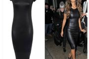 wet look dress sizefits 6-8 pls read desc
