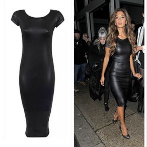 wet look dress sizefits 6-8 pls read desc