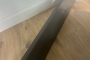 Ikea grey shelf with metal holder