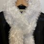 Scarf - White Fluffy Image 2