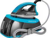 Steam Power Aqua - Steam Generator Iron with Stainless Steel Non-Stick Soleplate ans Fast 1 Minute Heat-Up, 1.3 Litres, 2400 Watts, Aqua