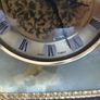Vintage Mantel Clock Onyx Azizoff 1970s Marble Quartz Brass Shelf Desk Carriage Battery Powered Clock Made in England/ West Of Germany Untested Parts Or Repair Image 7