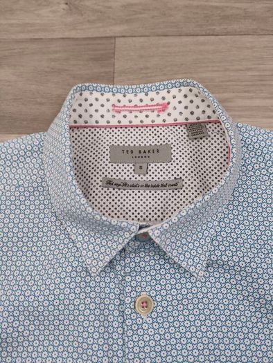 Ted Baker Button Down Patterned Shirt Mens Large