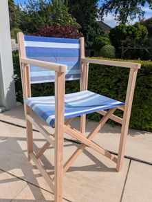 4 x Decks & Stripes Beechwood Director's Chairs