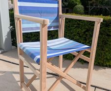 4 x Decks & Stripes Beechwood Director's Chairs