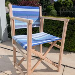 4 x Decks & Stripes Beechwood Director's Chairs