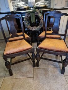 Stunning Teak Chairs x 4